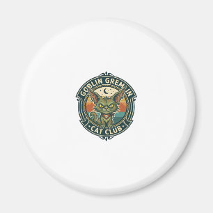 Goblin Gremlin Katt Söt Kisse Design - Goblin Grem Magnet