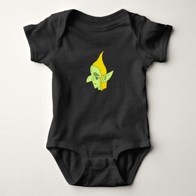 Goblin Huvud Baby Topp T Shirt (Framsida)