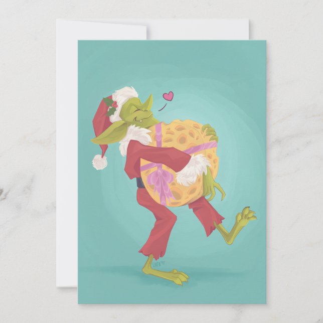 Goblin Jul - Nice och Basic Julkort (Framsida)