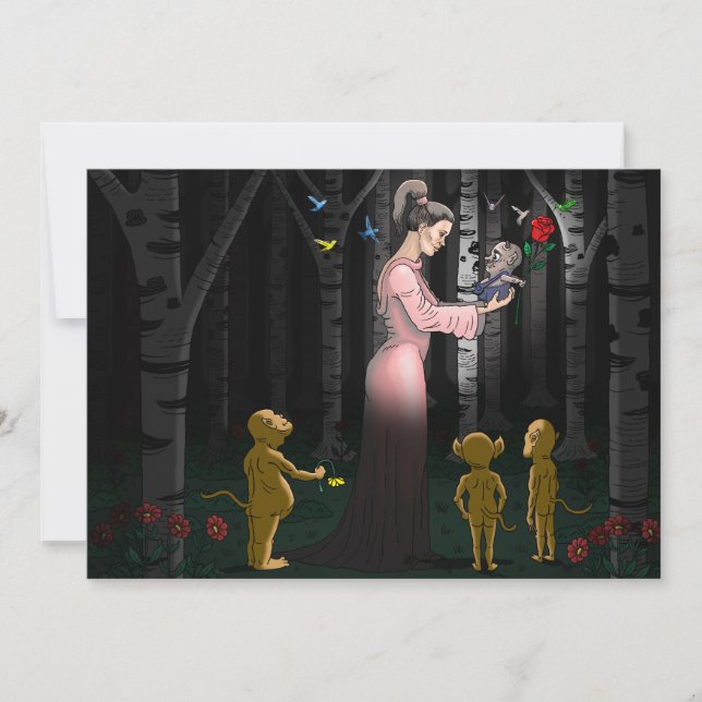 Goblin Kärlek Valentines day Kort (Framsida)