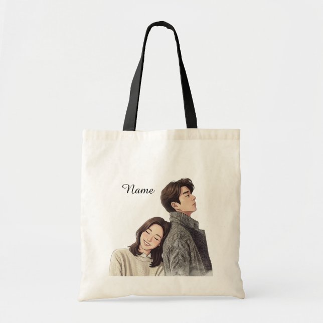 Goblin KDrama Romantisk Handväskor Tygkasse (Framsidan)