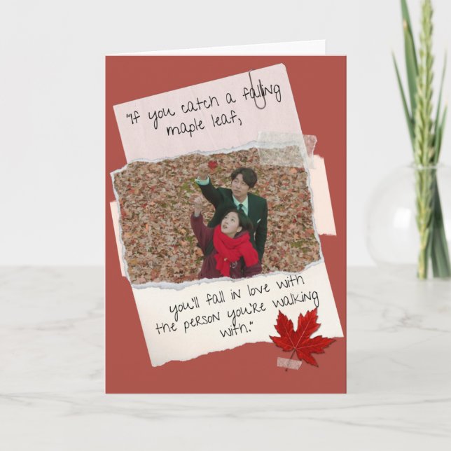 Goblin kdrama Valentinkort Kort (Framsida)