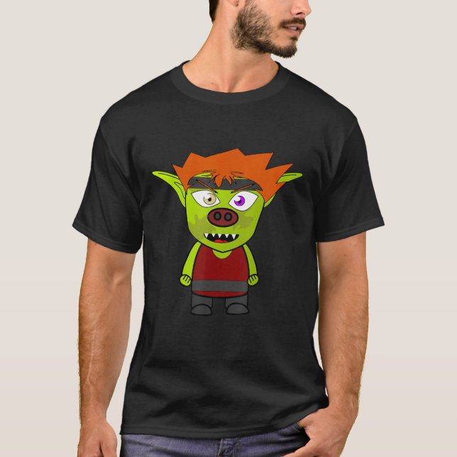 Goblin Kobold Troll T Shirt (Framsida)