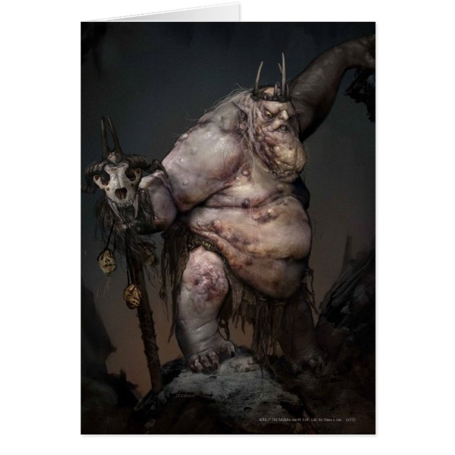 Goblin Kung Concept Hälsningskort (Framsidan)