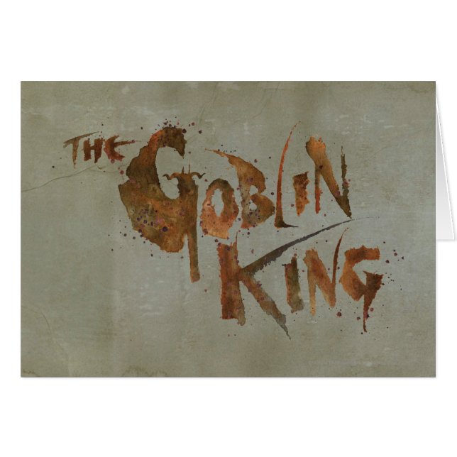 Goblin Kung Hälsningskort (Framsidan Horizontal)