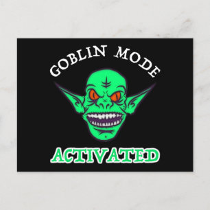 Goblin-läge aktiverat vykort