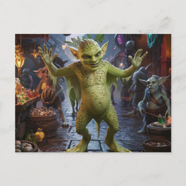 Goblin-marknaden Vykort (Framsida)