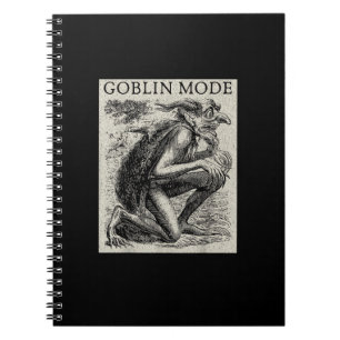 Goblin Mode Goblincore Fairycore Medeltida Grunge Anteckningsbok