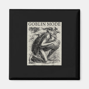 Goblin Mode Goblincore Fairycore Medeltida Grunge Magnet