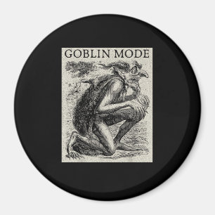 Goblin Mode Goblincore Fairycore Medeltida Grunge Magnet