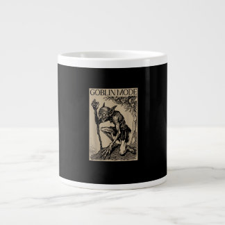 Goblin Mode Goblincore Vintage Estetik Rolig Jumbo Mugg