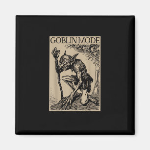 Goblin Mode Goblincore Vintage Estetik Rolig Magnet