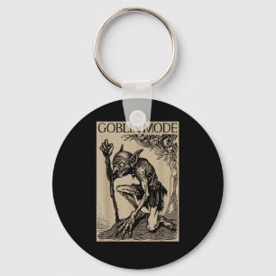 Goblin Mode Goblincore Vintage Estetik Rolig Nyckelring