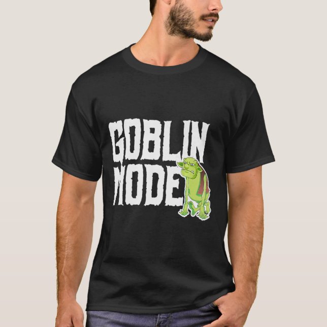 GOBLIN MODE Premium T Shirt (Framsida)