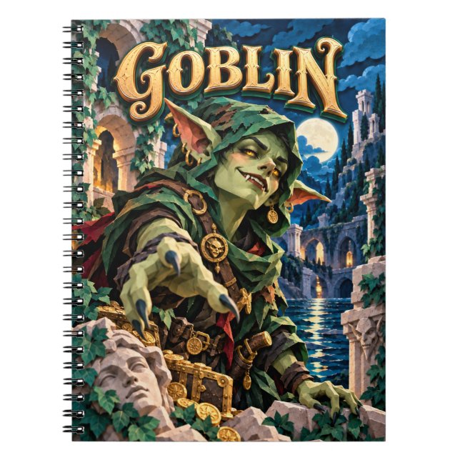 Goblin, Pappersklippsmonster Anteckningsbok (Framsidan)