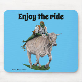 Goblin Rider Ox Racer Fantasy Art Mouse Pad Musmatta