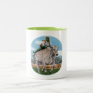 Goblin Rider Ox Tävla Fantasy Art Coffe Mugg