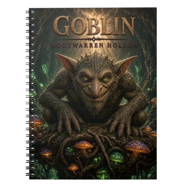 Goblin Rootwarren Hollow Dark Cinema Anteckningsbok (Framsidan)