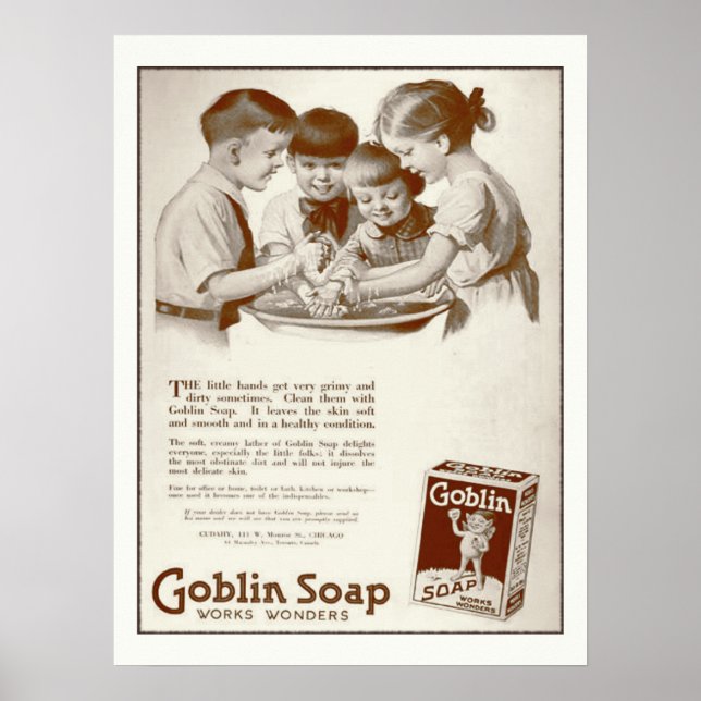 Goblin Soap Vintage Magazine och Retro Poster (Framsidan)