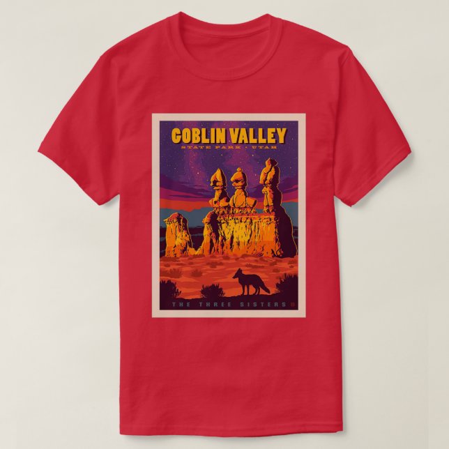 Goblin Valley State Park Utah 1 T Shirt (Design framsida)