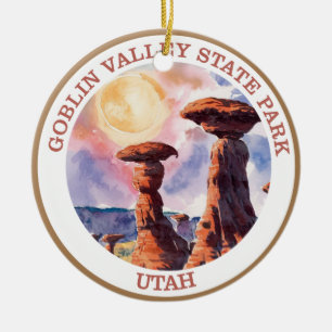 Goblin Valley State Park, Utah Julgransprydnad Keramik