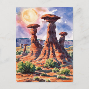 Goblin Valley State Park, Utah Painting Vykort