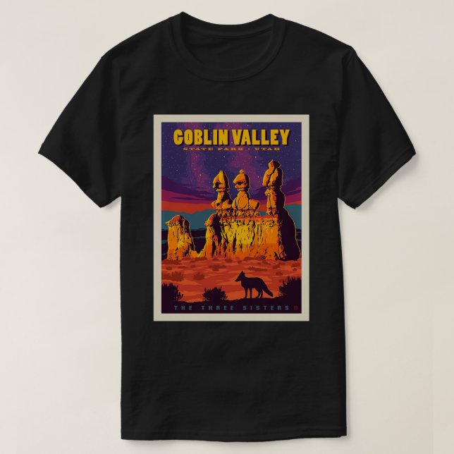 Goblin Valley State Park Utah T Shirt (Design framsida)