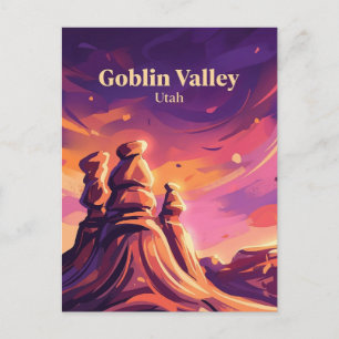 Goblin Valley Utah Vykort