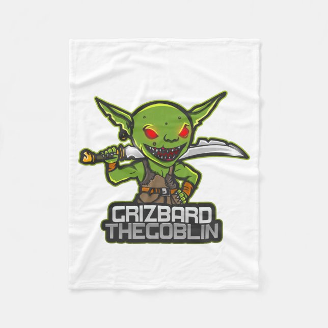 Goblin vid namn Grizbard Fleecefilt (Framsidan)