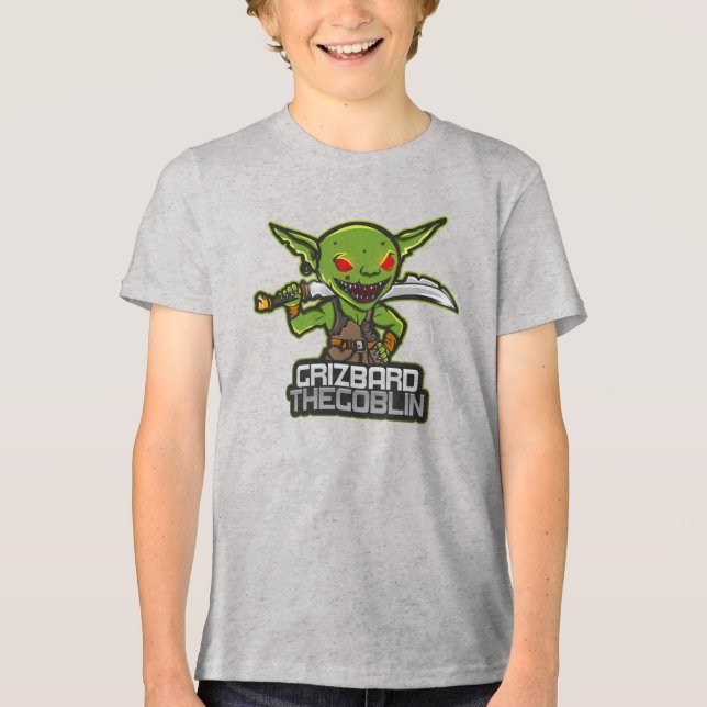 Goblin vid namn Grizbard T Shirt (Framsida)