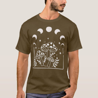 Goblincore Aesthetic Dark Cottagecore Mushroom Wol T Shirt