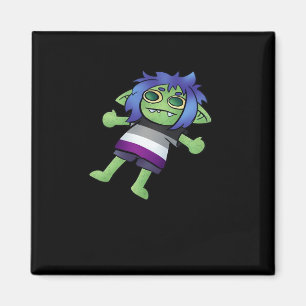 Goblincore Asexuell Stolthet Goblin Classic Magnet