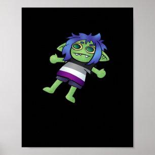 Goblincore Asexuell Stolthet Goblin Classic Poster