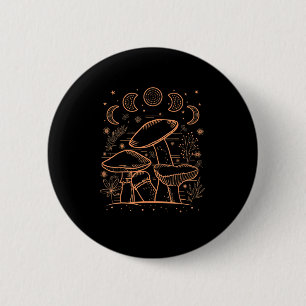 Goblincore Estetisk Svamp Fungi Akademi Knapp
