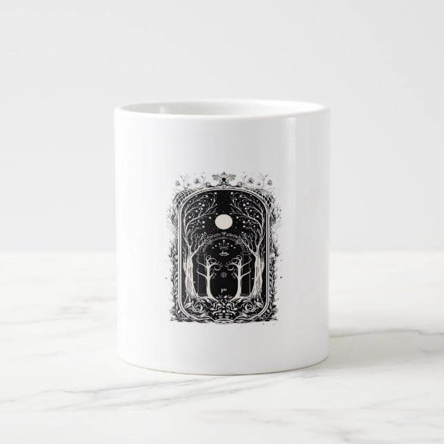 Goblincore Fantasy Port till Klassisk Jumbo Mugg (Framsidan)