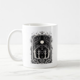 Goblincore Fantasy Port till Klassisk Kaffemugg