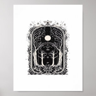 Goblincore Fantasy Port till Klassisk Poster