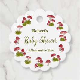 Goblincore Garden Baby Shower med flygsvamp Goblin Gåvor Etiketter