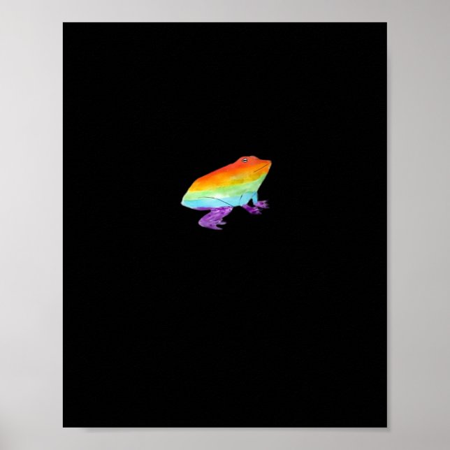 Goblincore Gay Frog Classic Style Poster (Framsidan)