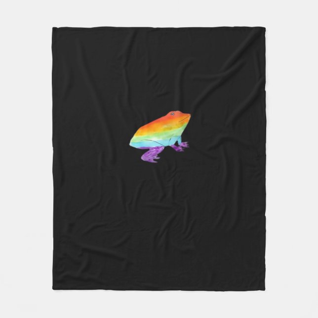 Goblincore Gay Groda Klassisk Stil Fleecefilt (Framsidan)