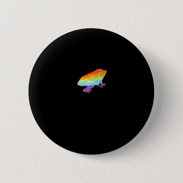 Goblincore Gay Groda Klassisk Stil Knapp (Framsida)