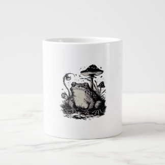 Goblincore Groda Minimal Klassisk Design Jumbo Mugg