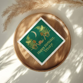 Goblincore Snigel och Personlig av svampar Pappersservett