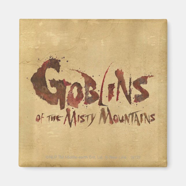 Gobliner från Misty Mountains Magnet (Framsidan)