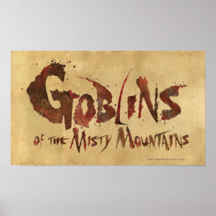 Gobliner från Misty Mountains Poster