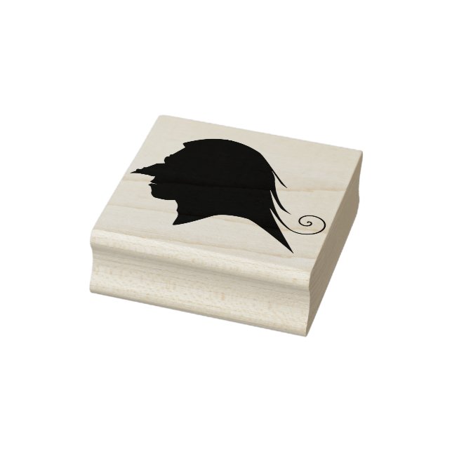 Goblinprofil 2 silhuett konststämpel stämpel (Stämpel)