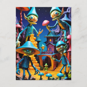Goblins of Groll-Town - Ken Gage Fantasy Art Vykort