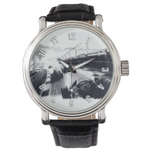 GoCart Racers fortskrider runt spåret Armbandsur