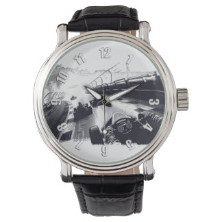 GoCart Racers fortskrider runt spåret Armbandsur