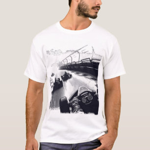 GoCart Racers fortskrider runt spåret T Shirt